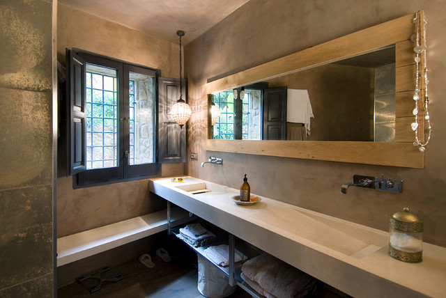 Baño revestido en su totalidad con microcemento$ - Modern - Bathroom -  Barcelona - by FUTURCRET