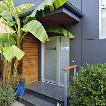 Inspiration for a modern entryway in Seattle.