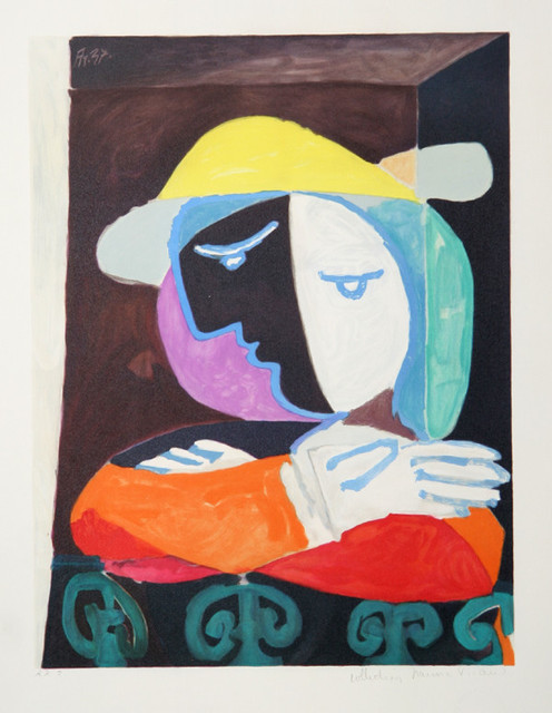 Pablo Picasso, Femme au Balcon, 18-A, Lithograph