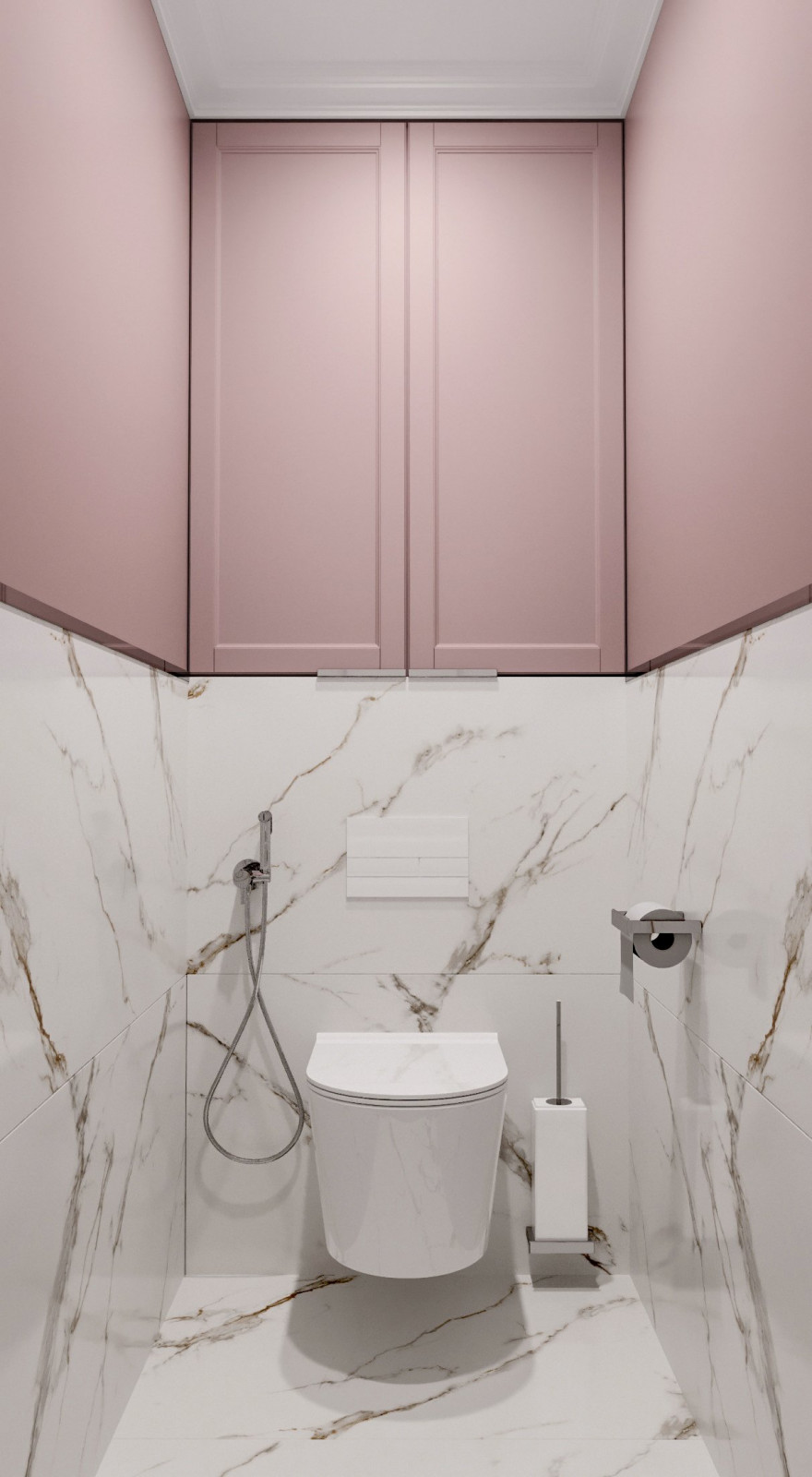 Дизайн проект квартиры "Пудра"