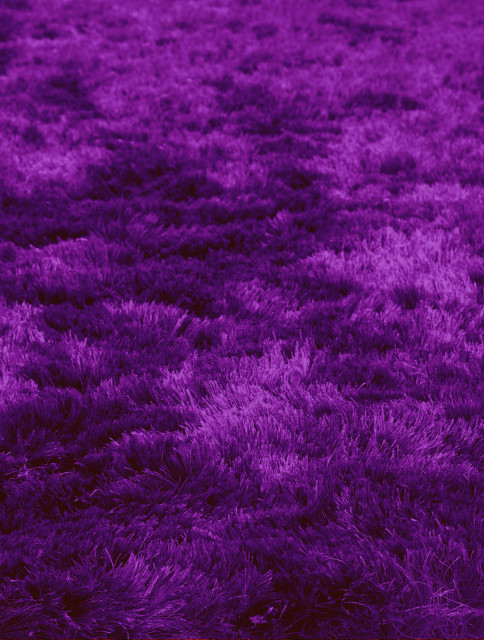 Quirk Bright Violet Shag Rug, 8' Square