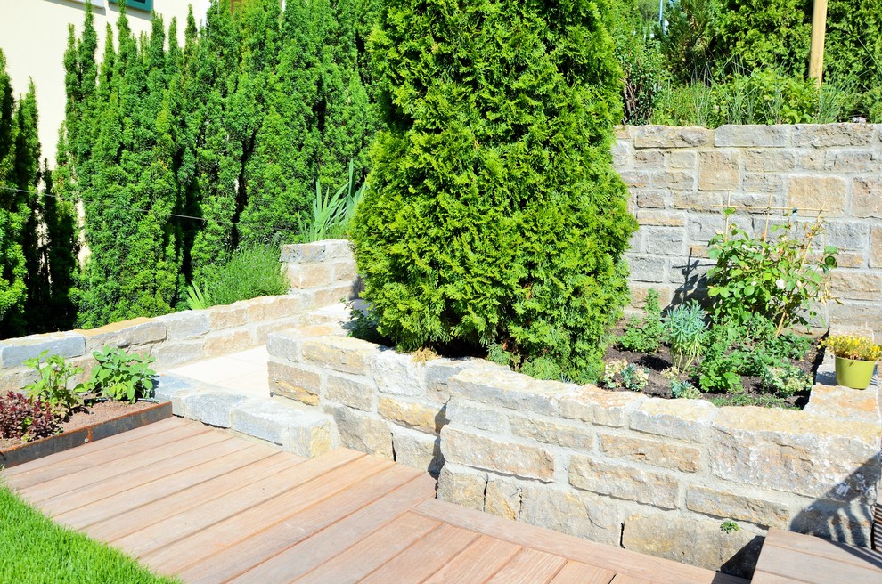 Großer Moderner Dachgarten in Sonstige