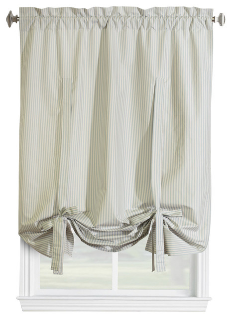 Thermalogic Ticking Stripe Insulated Pole Top Tie Up Panel
