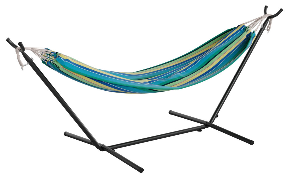 Blue Multi Hammock with Stand