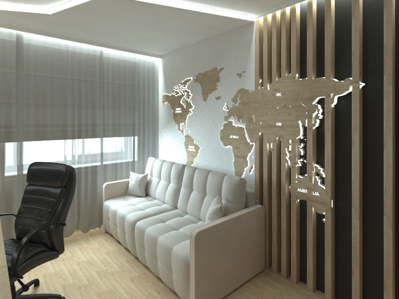 Рабочий кабинет для мужчины