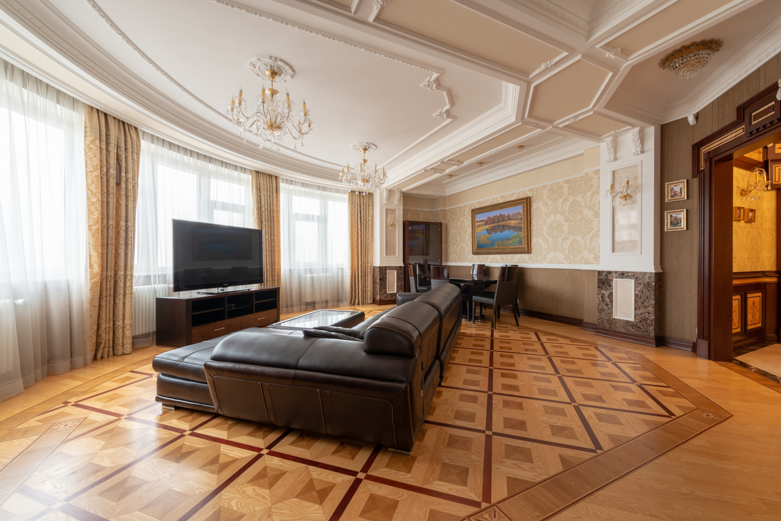 Пример проекта классического интерьера