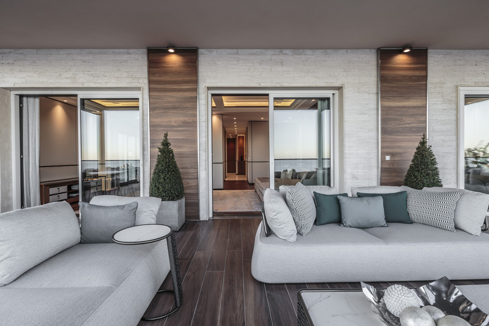 Interior design of a penthouse in Monte-Carlo