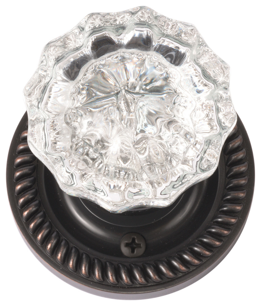 Charleston Privacy Door Set 23/8" Traditional Doorknobs by BRASS