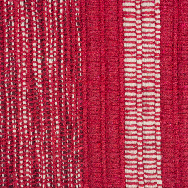 DII Varigated Red Recycled Yarn Rug 2'x3' - Contemporary - Area Rugs ...