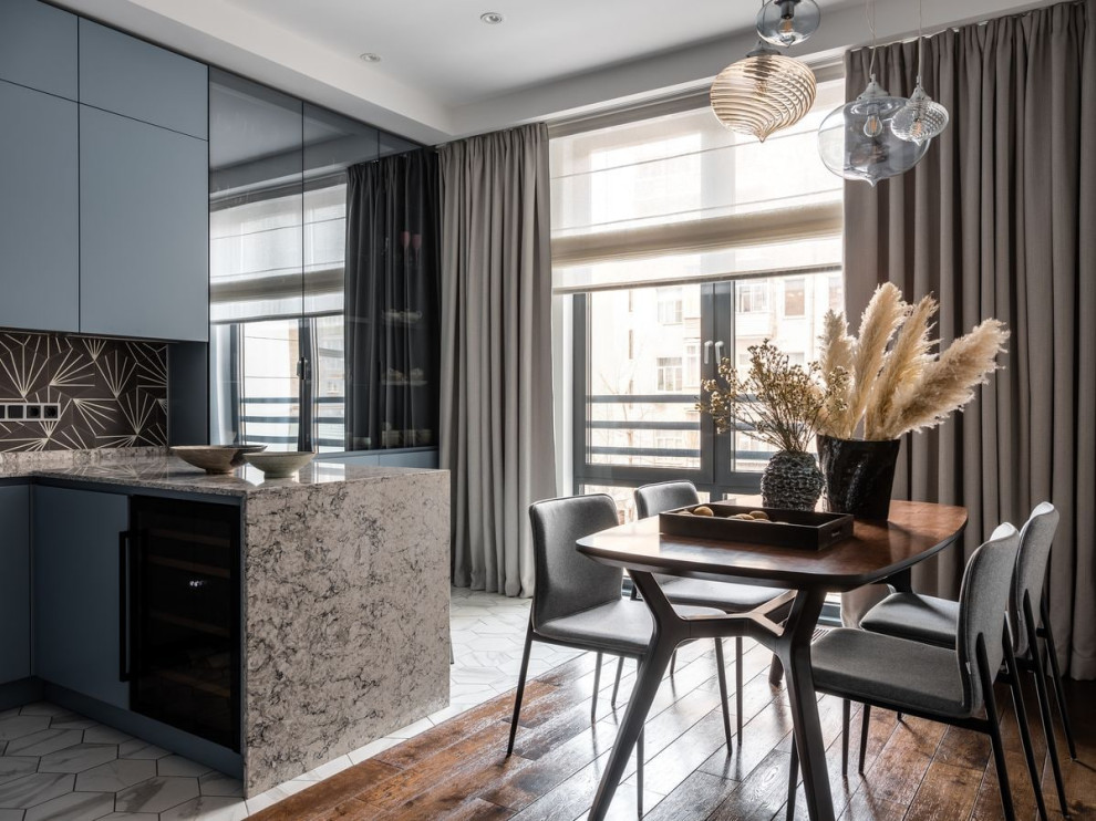 Квартира в цветах маренго