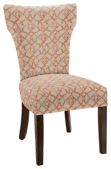 Hekman Woodmark Brianna Dining Chair, Medium Orange - Transitional ...
