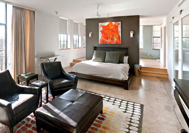 Patterson Loft modern-schlafzimmer