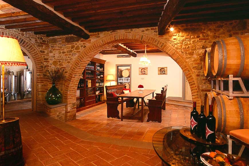 Photo of a country basement in Florence.