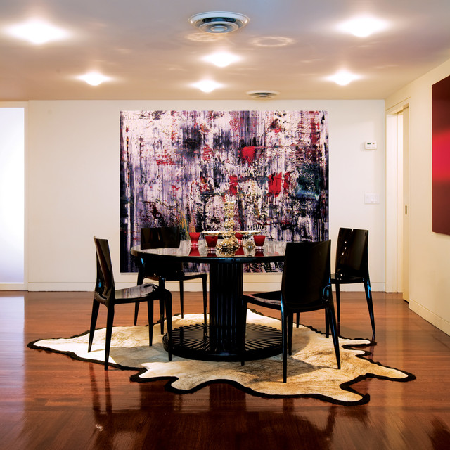 One Into Two modern-dining-room
