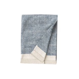 Lightweight Woven Throw Blanket Blue - Threshold