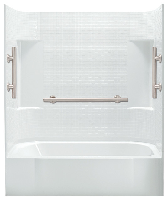 Sterling Accord 30"x60"x72" Vikrell Tub/Shower Contemporary Shower