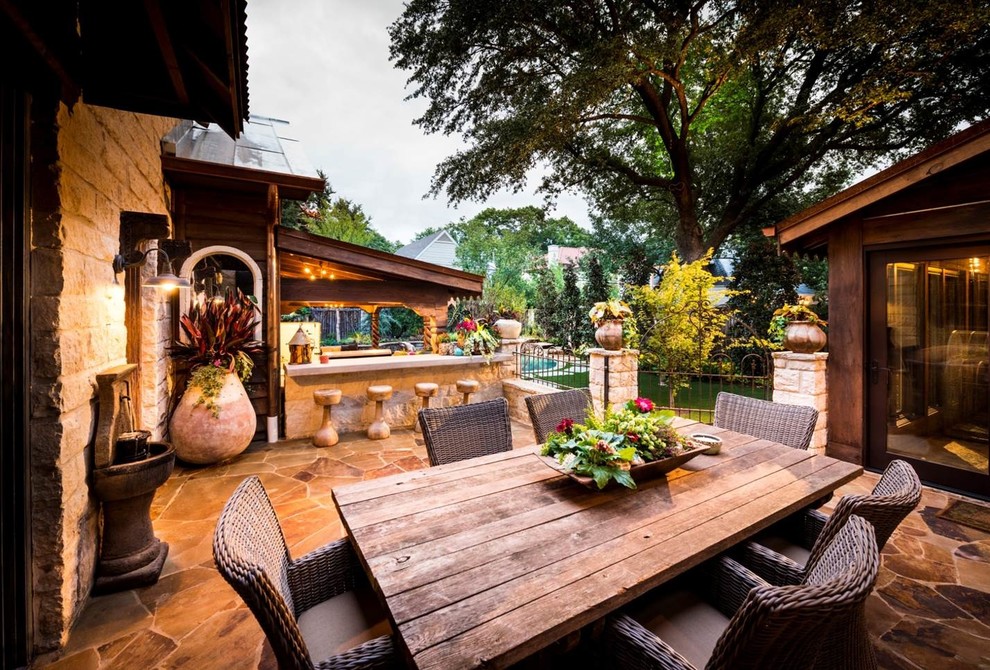 Photo of a country patio in Dallas.