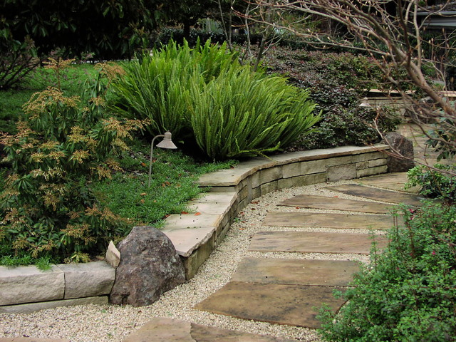 Garden Paths and Landscape Steps klassisk-have