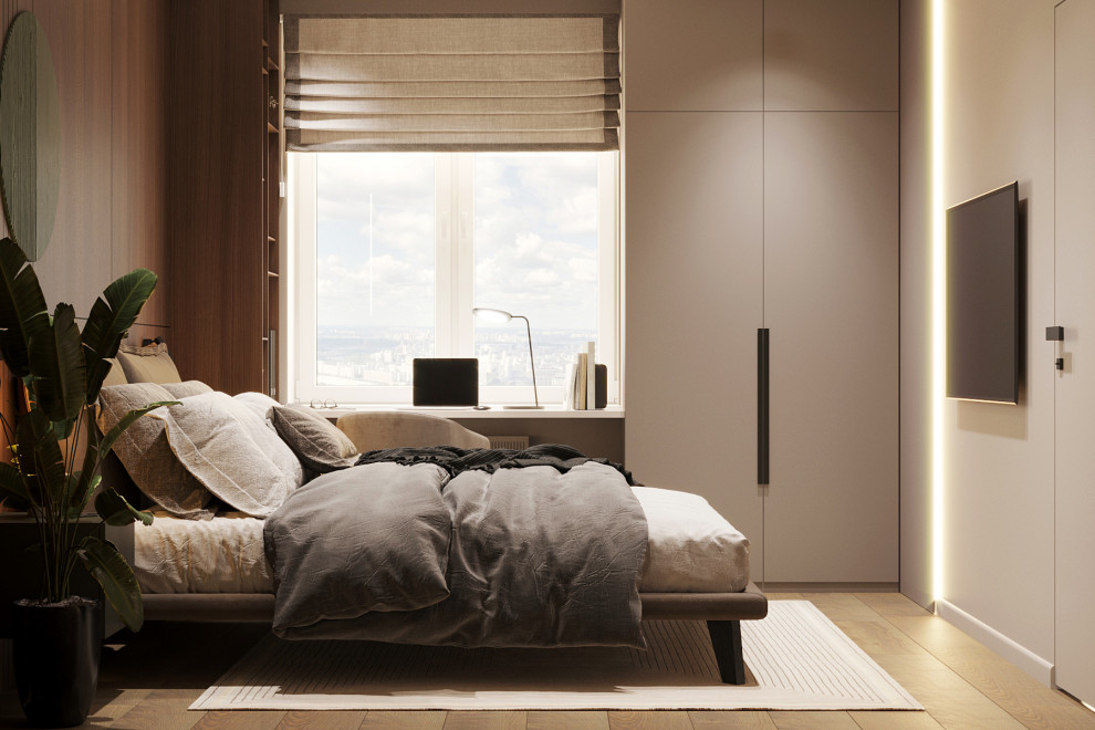 Современная мастер-спальня