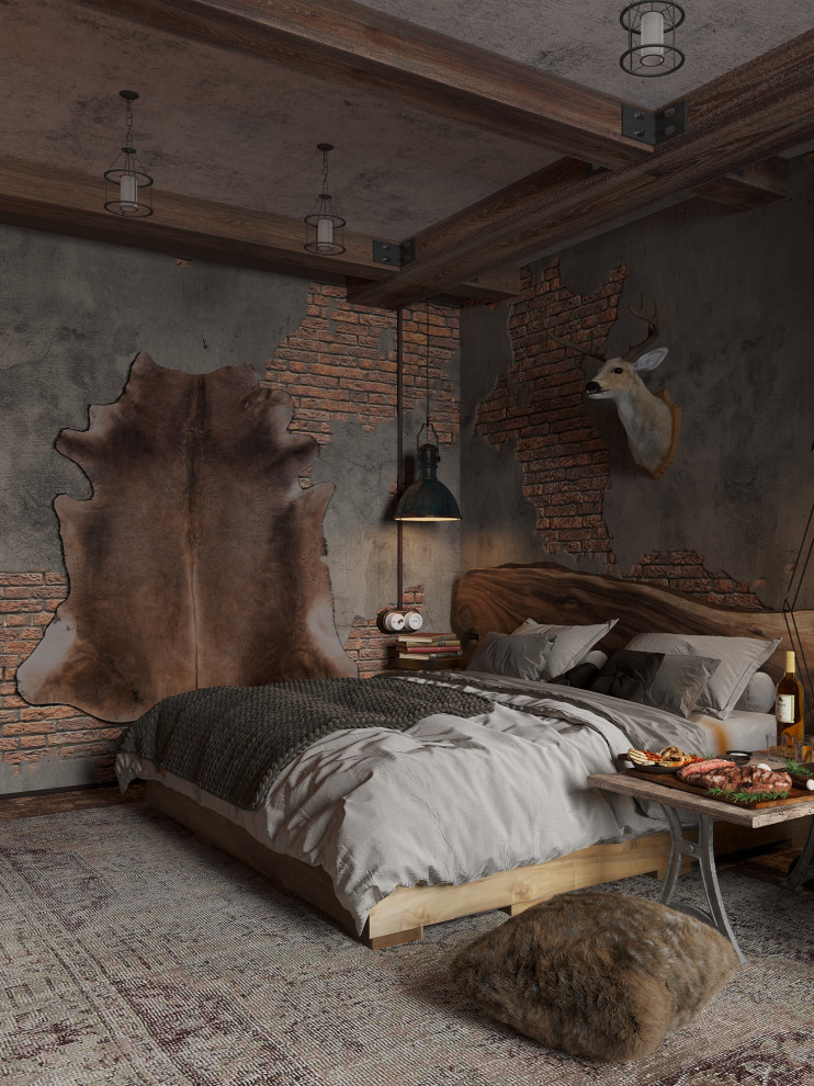 Хижина охотника в загородном комплексе