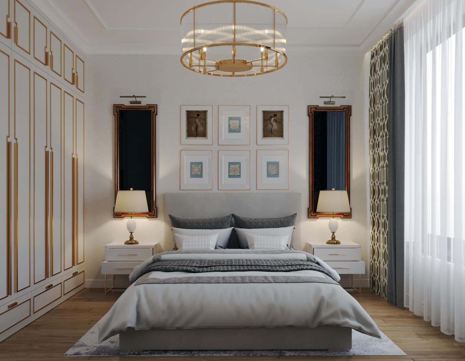 Двухкомнатная квартира в Американском стиле