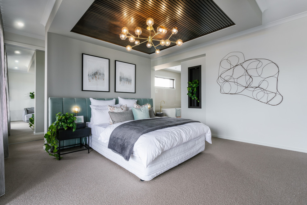 Inspiration for a contemporary bedroom in Adelaide.
