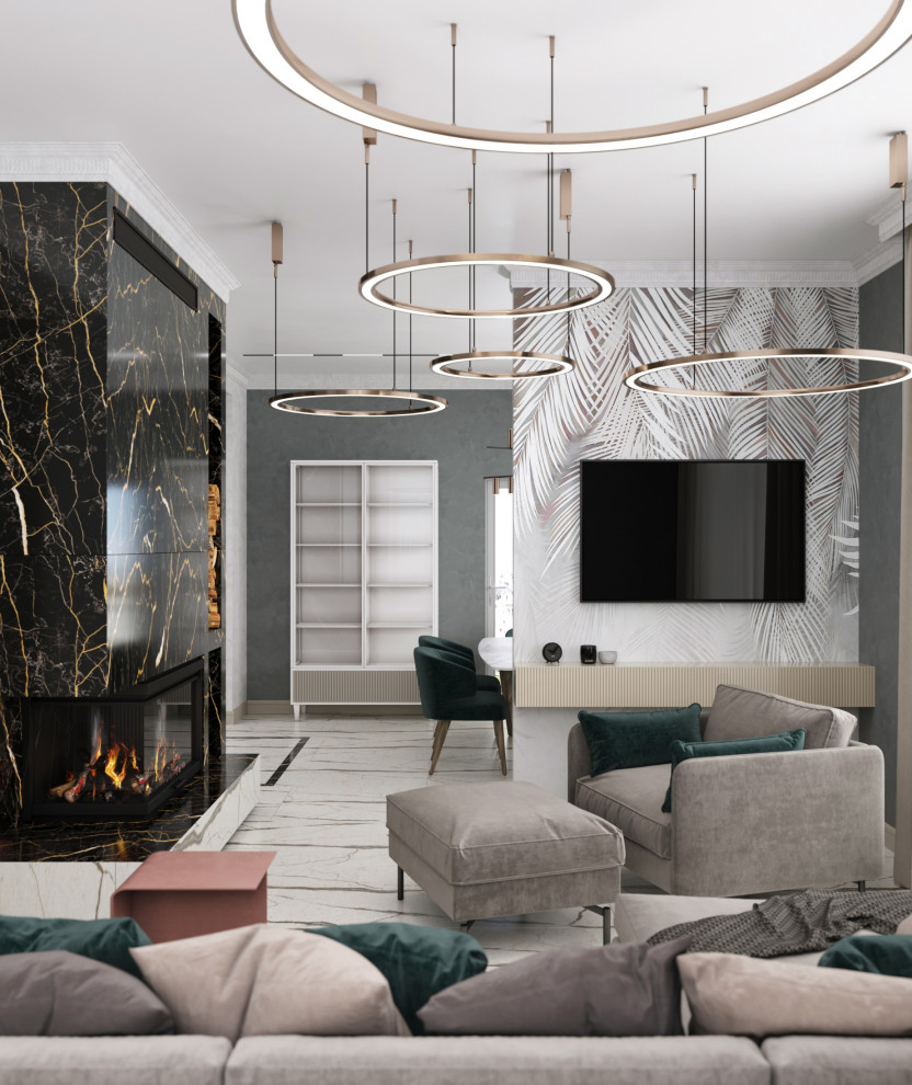 Комфортный интерьер индивидуального жилого дома