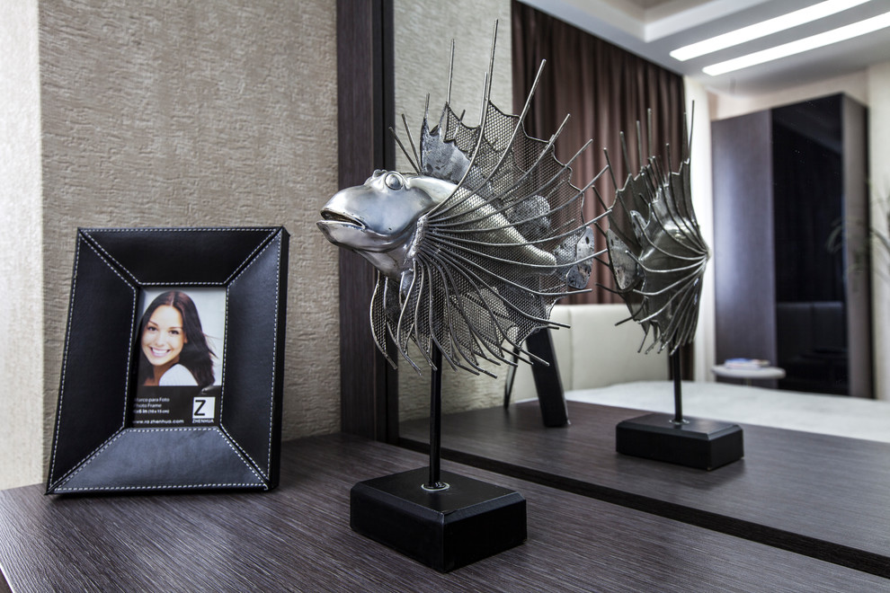 Реализованный интерьер квартиры в современном стиле - "Утренний туман"