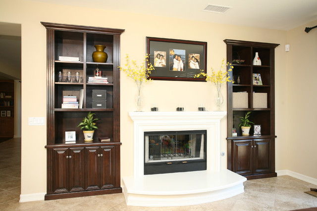 entertainment centers & built-in niches - traditional - living