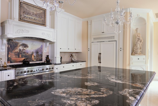 Titanium Granite Kichen Traditional Kitchen Dallas By