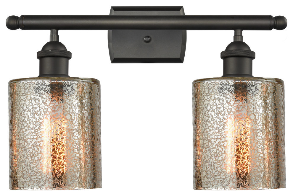 Cobbleskill 2Light Bath Fixture Industrial Bathroom Vanity