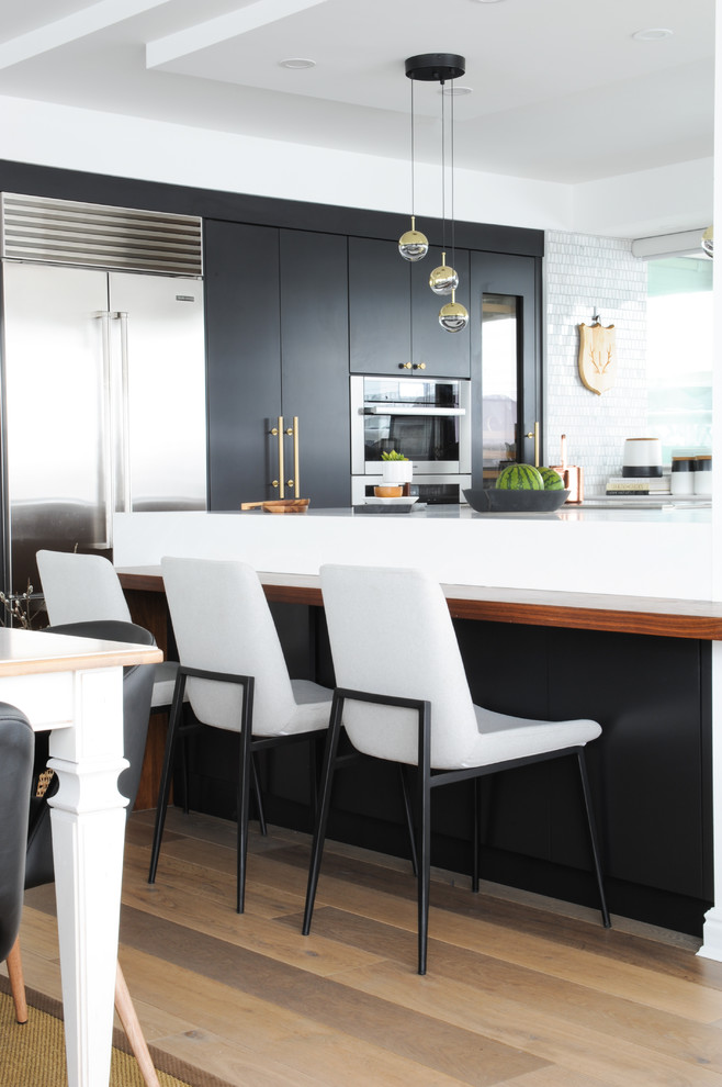 Vancouver Condo - Contemporary - Kitchen - Vancouver - by Sarah Marie