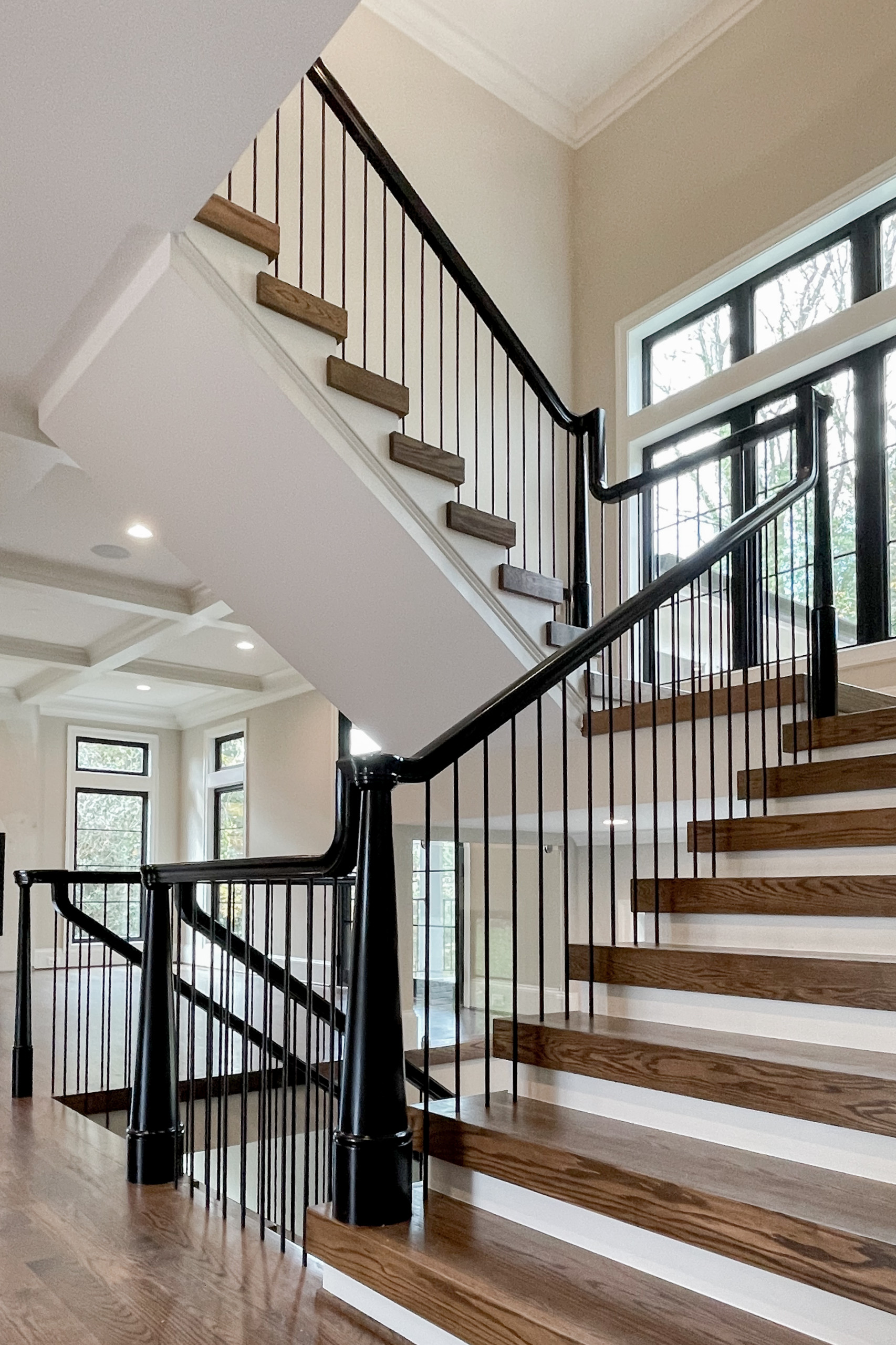 89_Eclectic and Edguy Staircase in French Contemporary Residence, McLean VA 2210