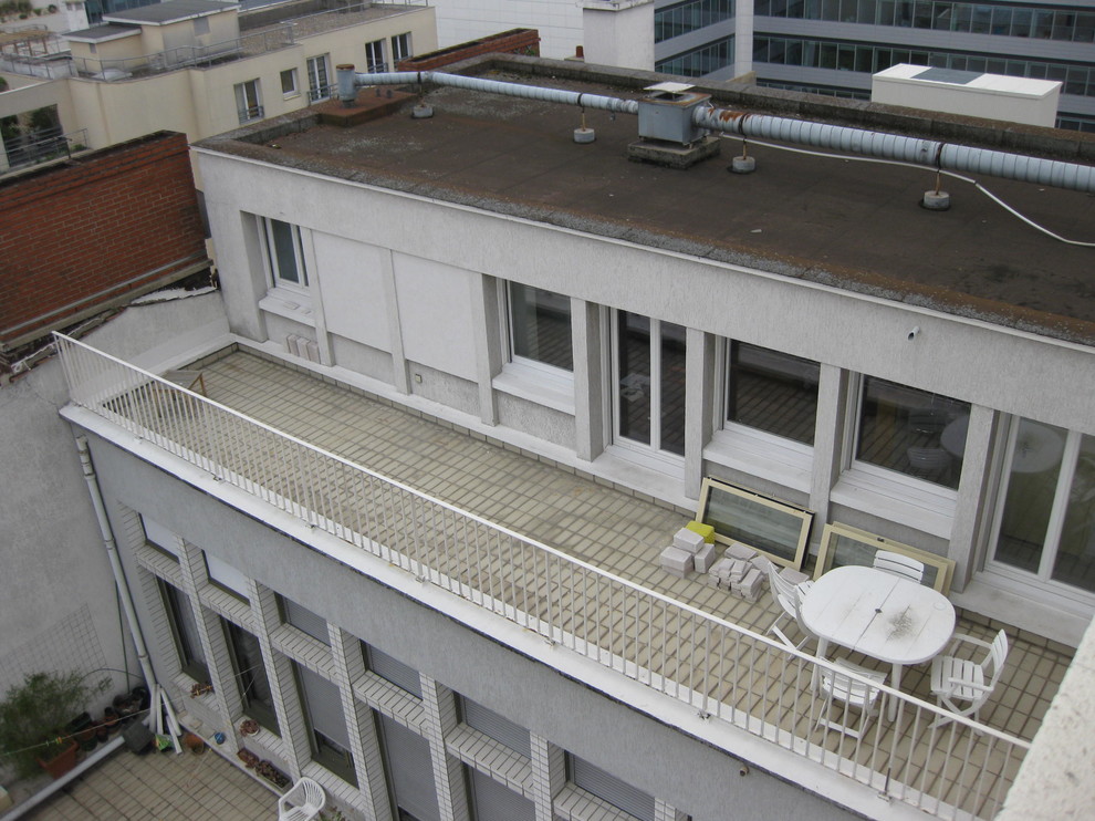 Terrasse avant intervention