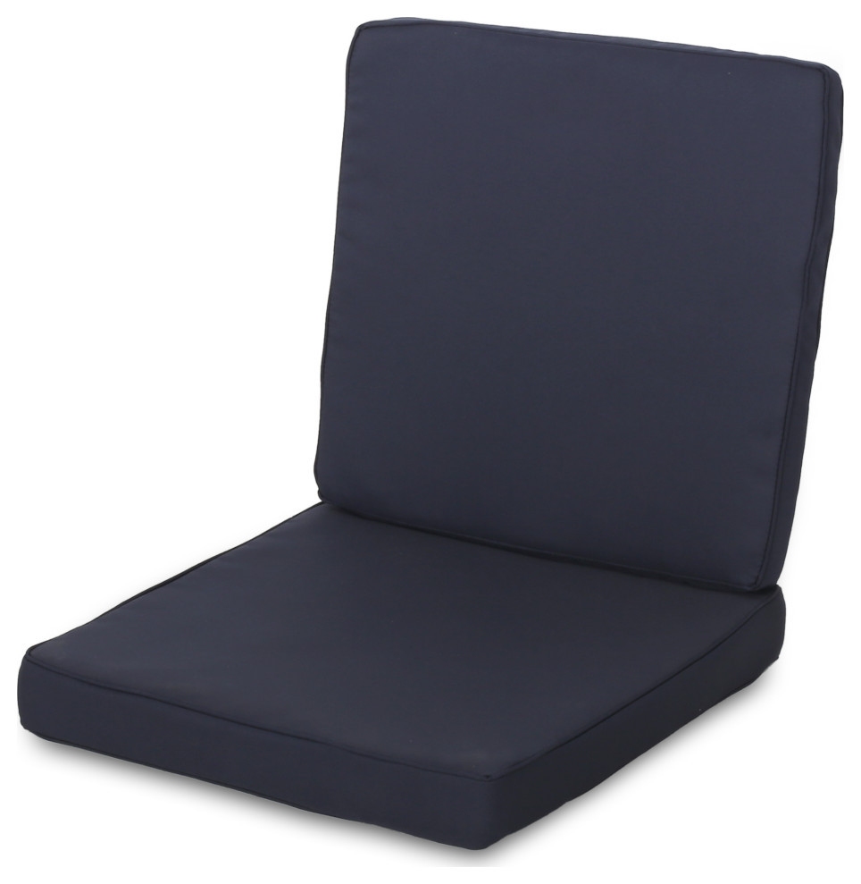 Lee Outdoor Water Resistant Fabric Club Chair Cushions Contemporary Outdoor Cushions And