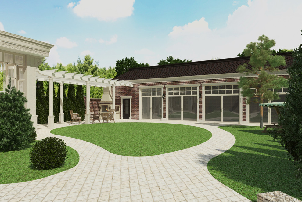 Частный жилой дом в классическом стиле