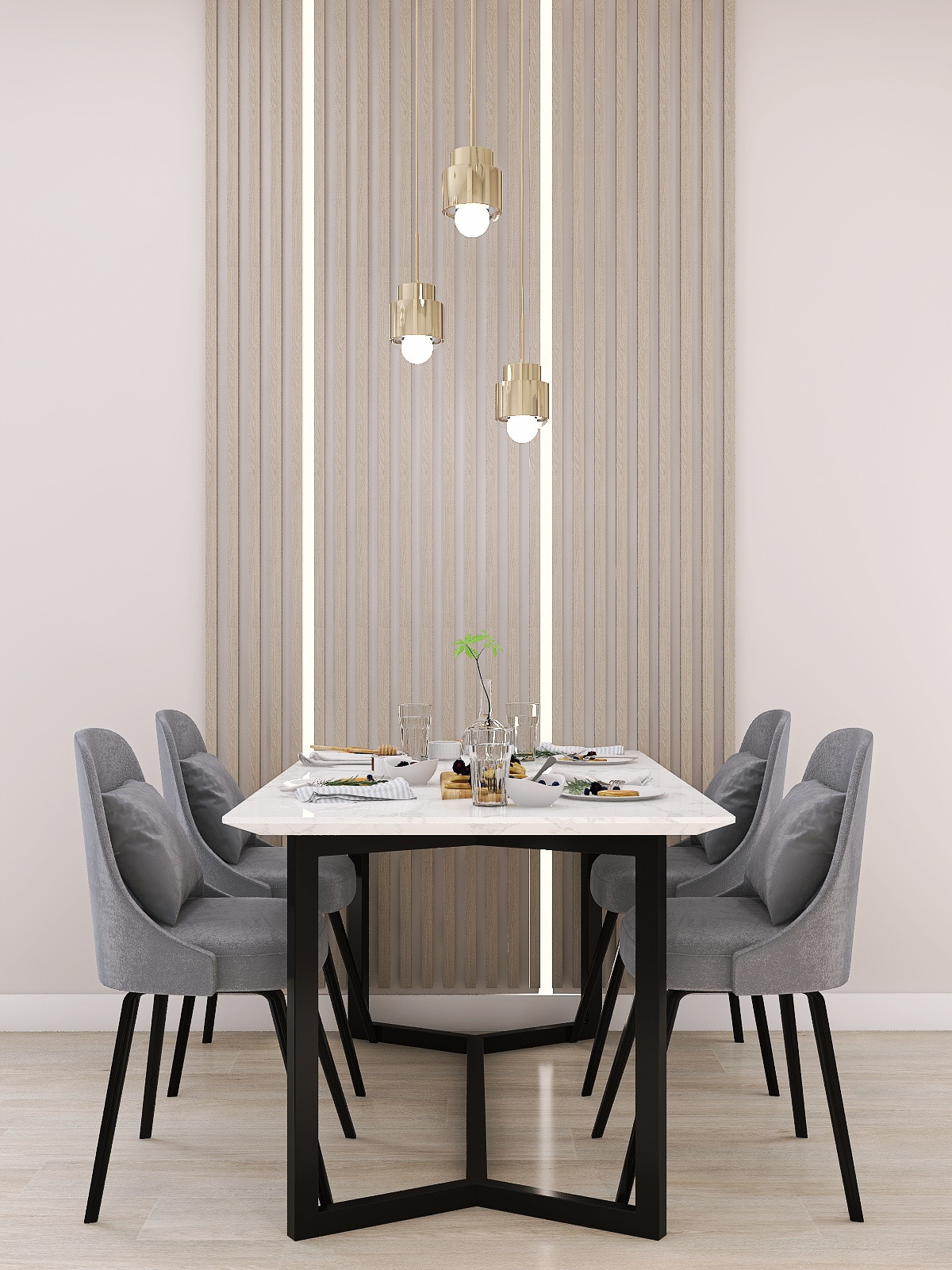 Кухня-гостинная ЖК Люксембург