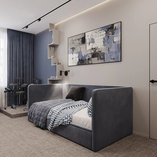 Дизайн проект 4-х комнатной квартиры 145 м2 для семейной пары с детьми