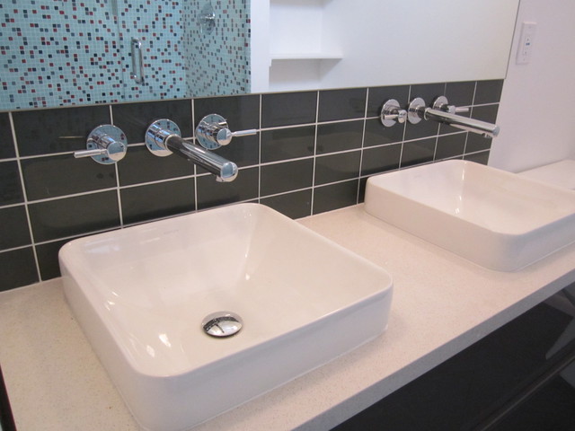 Floating Vanity Kohler Vox Vessel Sinks Modern Bathroom