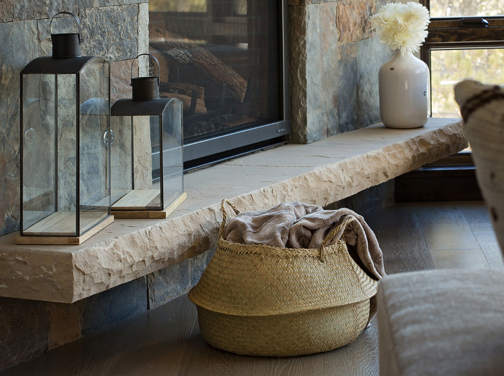 Home design - rustic home design idea in Denver