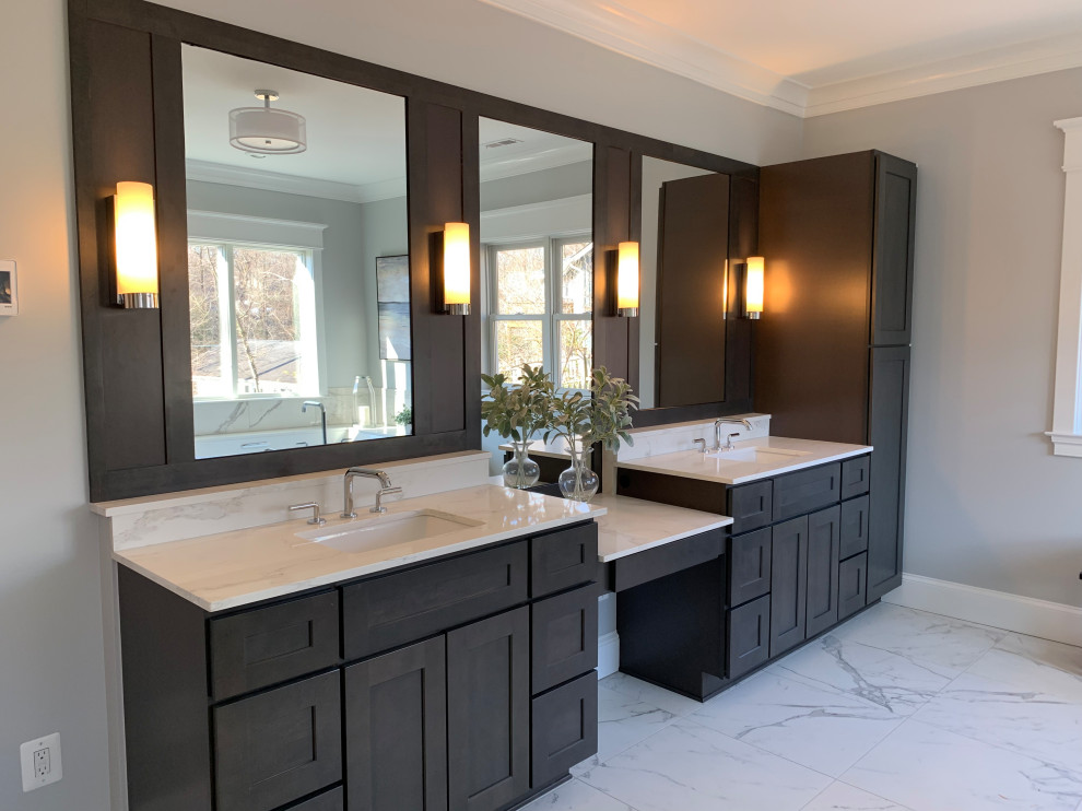 Inspiration for a transitional home design remodel in DC Metro