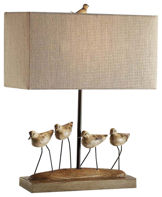 S Birds Resin Table Lamp 23 5 Costal Bird Finish Linen Shade S Birds Resin Table Lamp 23 5 Costal Bird Finish Linen Shade