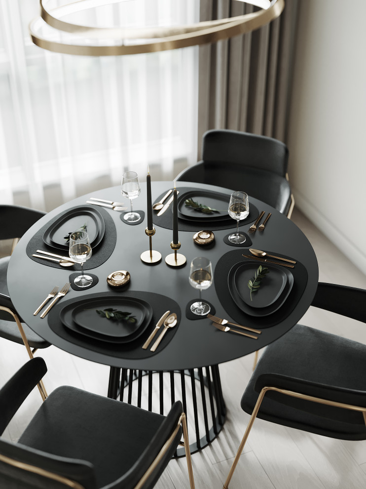 Дизайн-проект 3-комнатной картиры ЖК "Дом на Грота", 102 кв.м, Спб