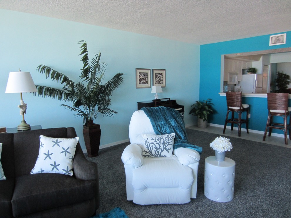 Beach Condo - Beach Style - Living Room - Orlando - by Melanie's Miracles