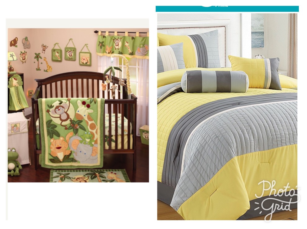 Bedroom/nursery combo