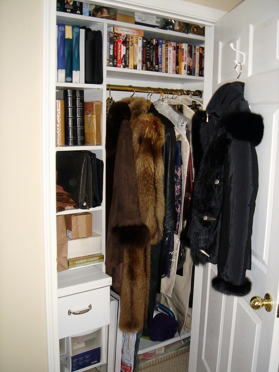 Office/Coat Closet Organized
