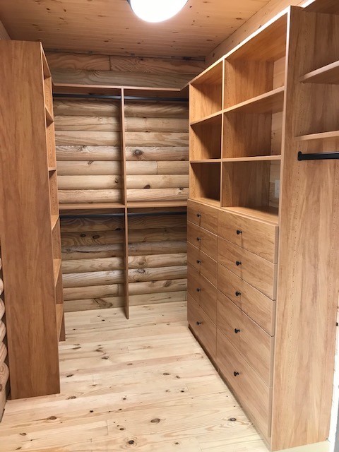 Log Home Master Closet- Salem, SC