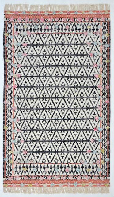 Rugsmith Charcoal Athens Modern Bohemian Area Rug Southwestern Athens Modern Bohemian Area Rug