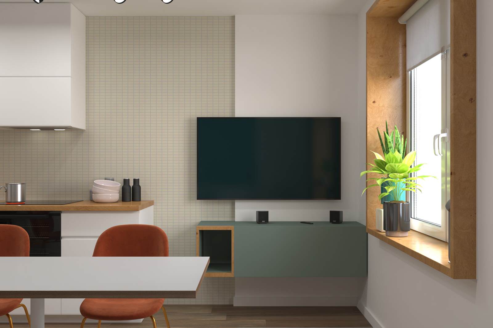 Кухня комбо из ИКЕА и заказной мебели