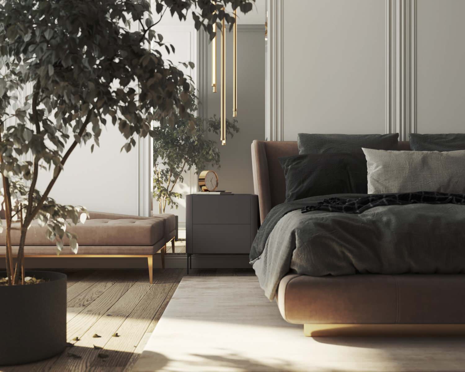 Спальня в современном стиле